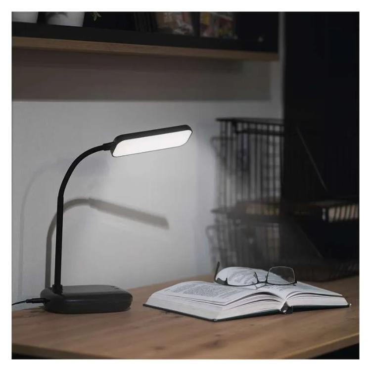 Namizna LED svetilka Emos MOLLY, črna