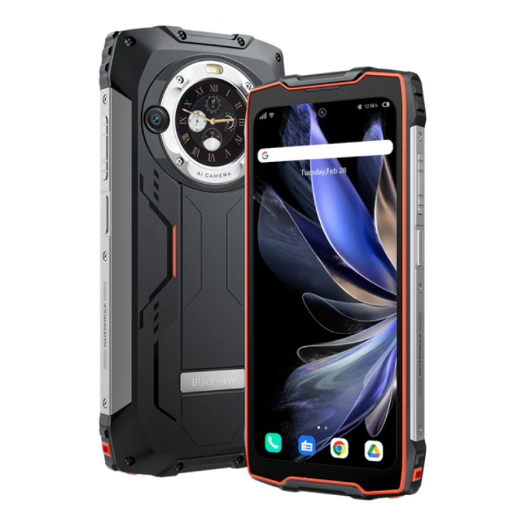 Pametni robustni telefon Blackview BV9300 Pro, 12 GB+256 GB, z vgrajeno 100 LM