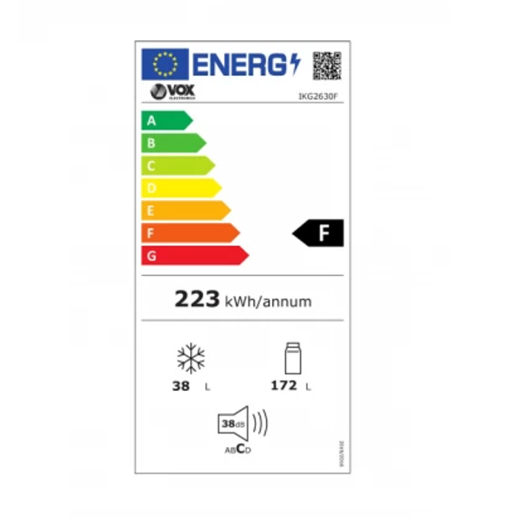 Vgradni hladilnik VOX IKG 2630 F_2