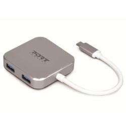 Razdelilec HUB PORT, USB-C, 4-portni