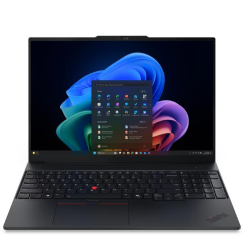 Lenovo ThinkPad E16 G4 Ult5 16/512 WUXGA, W11P odprt prenosnik s 16-palčnim zaslonom in osvetljenim okoljem Windows 11.