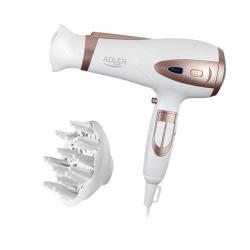 Sušilnik za lase Adler 2200W AD 2248 ionski, bel