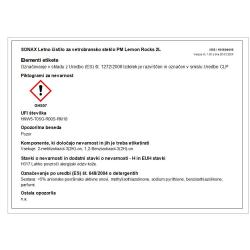 Letna tekočina za čiščenje vetrobranskega stekla Sonax Lemon rocks, 2L_1