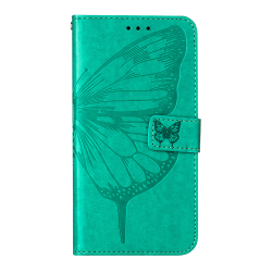 Preklopna torbica Samsung Galaxy S23 FE, WLGO-Butterfly, turkizna