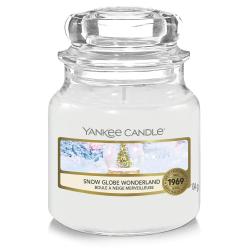 Sveča Yankee Classic small snow globe wonderland 1721033E