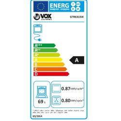 Kombinirani štedilnik VOX GTR 6315 IX - 3x plin, 1x elektrika_4