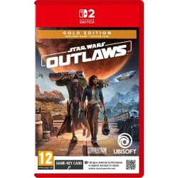 Star Wars Outlaws Gold Edition za Nintendo Switch 2 igralca popelje v odprti svet galaksije Vojne zvezd, kjer prevzame vlogo premetene izobčenke na nevarni poti med kriminalnimi združbami.