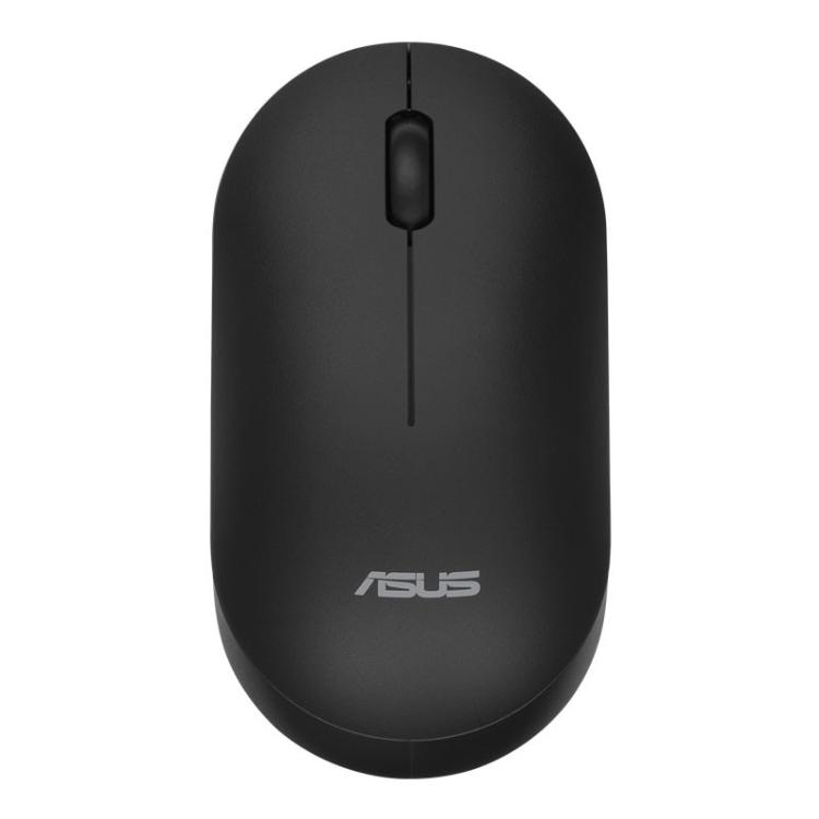 Brezžična miška ASUS iz kompleta CW100, črna, ergonomska oblika z optičnim senzorjem
