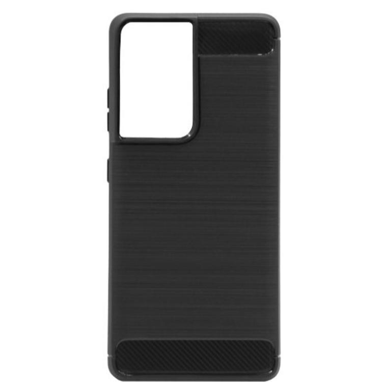 Samsung Galaxy S21 Ultra - gumiran ovitek (TPU) - črn A-Type_1