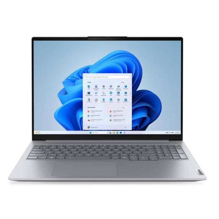 Lenovo ThinkBook z velikim zaslonom, ozkimi robovi in numerično tipkovnico omogoča učinkovito večopravilnost ter udobno delo v pisarni, doma ali na poti.