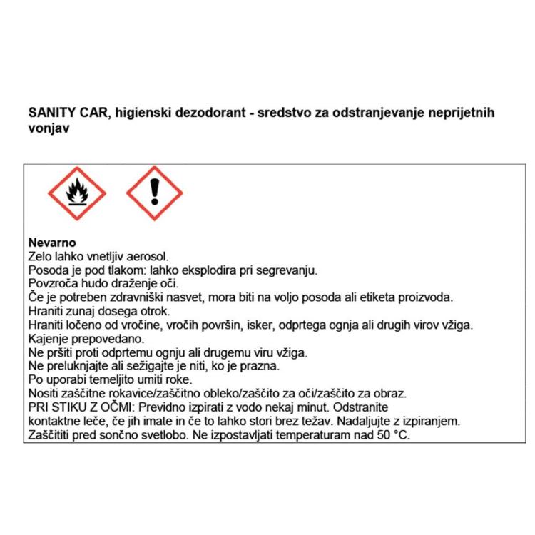 Higienski dezodorant Sanity car, 200 ml_2