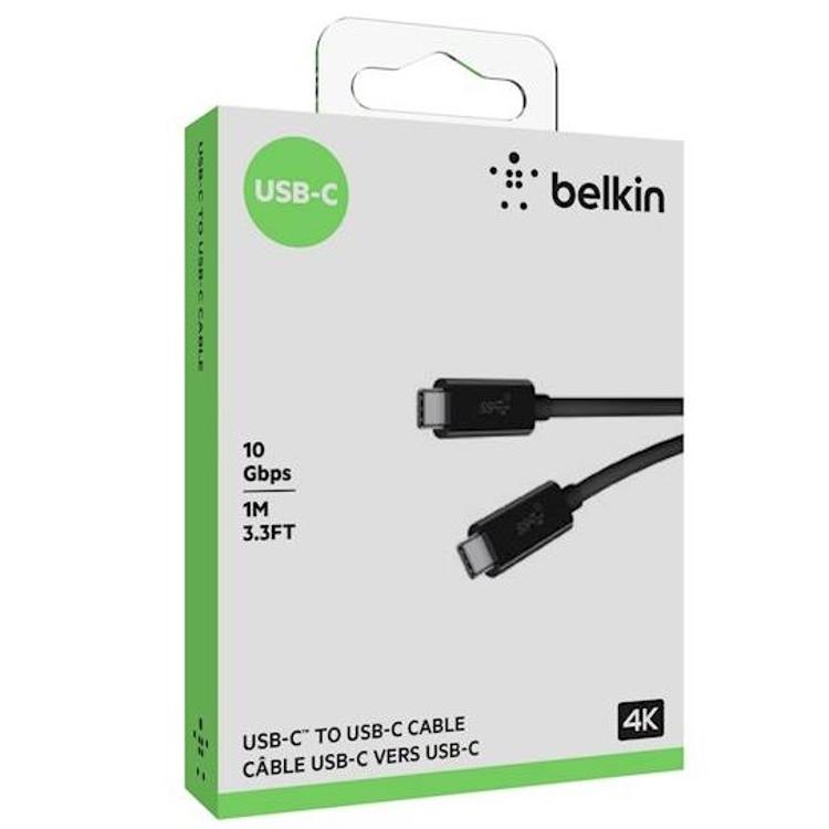 Podatkovno-polnilni kabel USB-C - USB-C, Belkin Boost charge, 1 m, črn_3