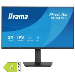 iiyama ProLite XB2491H-B1 – 24-palčni IPS monitor Full HD, tanki robovi, nastavljivo stojalo, energijski razred C.
