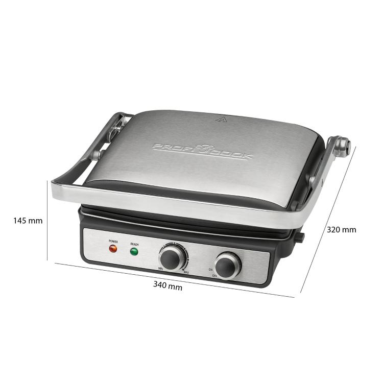 Kontaktni žar PROFI COOK PC-KG1029, 2000 W_4
