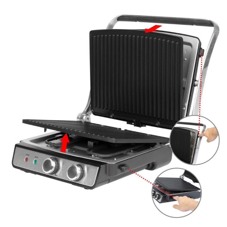Kontaktni žar PROFI COOK PC-KG1029, 2000 W_3