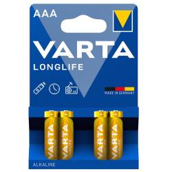 Baterijski vložek Varta LR03-1,5V 4/1 AAA Longlife