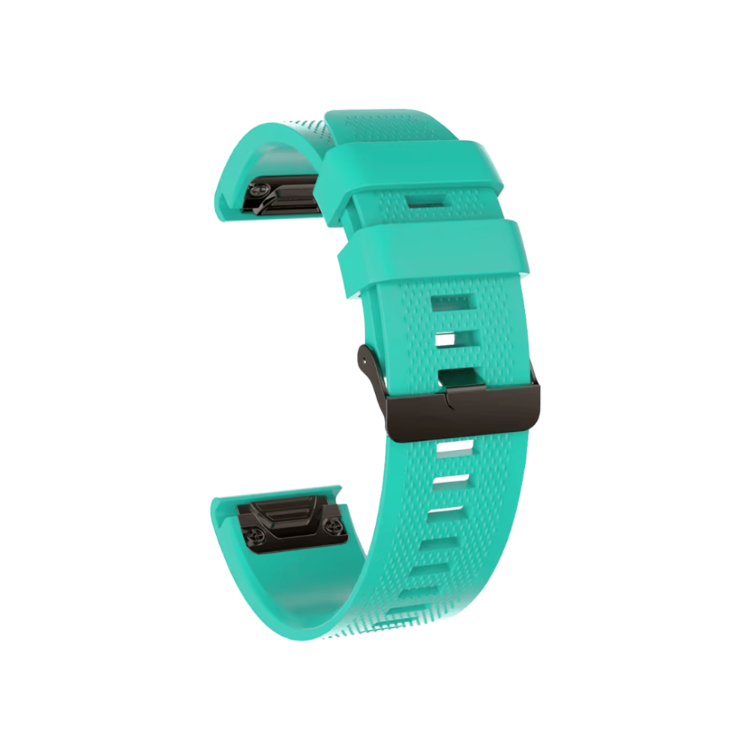 Mint zelen silikonski pašček za Garmin (20mm) z nastavljivo dolžino, teksturirano površino in kovinsko zaponko zagotavlja udobno ter varno nošenje med športom in vsakodnevno uporabo.