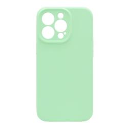 Silikonski ovitek (liquid silicone) za Apple iPhone 13 Pro, N-Soft, mint