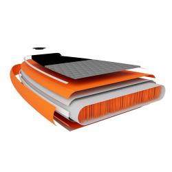 Napihljiva SUP deska Shark Touring, 10.6 x 32 x 5, komplet z delno karbonskim veslom_3