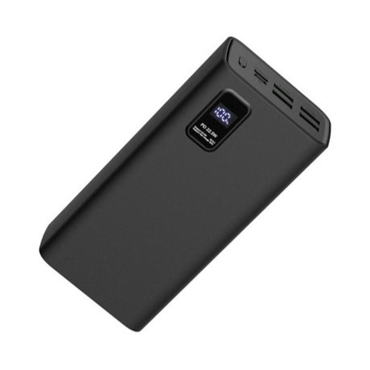 Platinet powerbank 30.000 mAh, več priključkov USB, digitalni prikaz baterije, visoka kapaciteta.