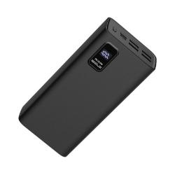 Platinet powerbank 30.000 mAh, več priključkov USB, digitalni prikaz baterije, visoka kapaciteta.