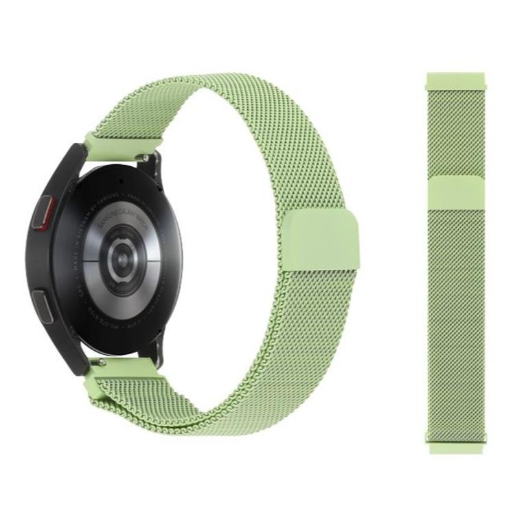 Kovinski magnetni pašček 20mm, svetlo zelen, za pametno uro