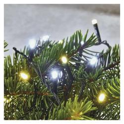 LED božična veriga utripajoča Emos, 18 m, zunanja in notranja, topla/hladna bela
