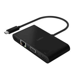 Multimedia HUB Belkin USB-C + Polnilec