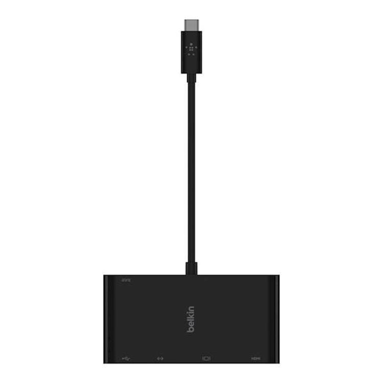 Multimedia HUB Belkin USB-C + Polnilec