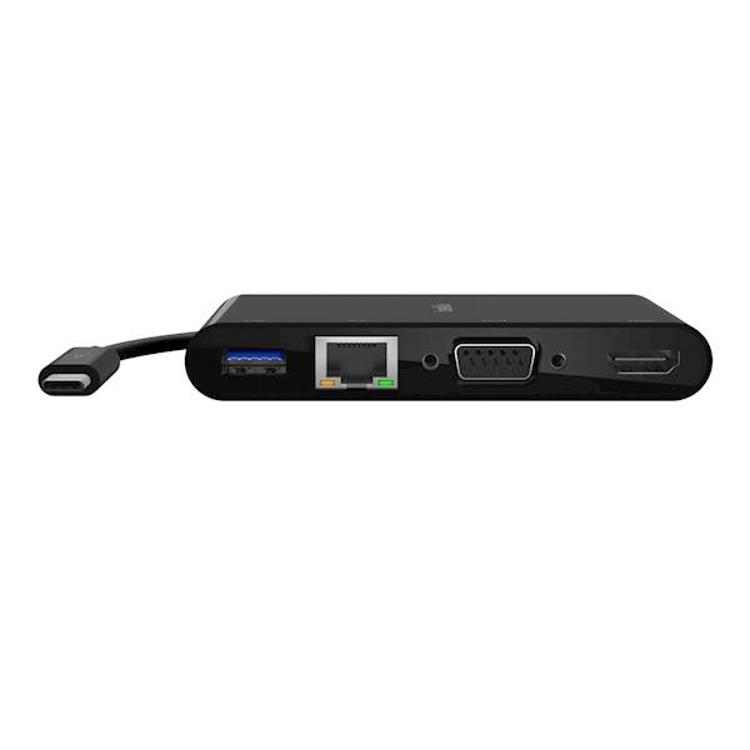 Multimedia HUB Belkin USB-C + Polnilec