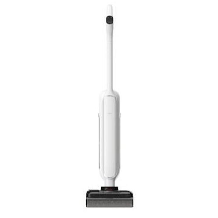 Xiaomi Wet & Dry Vacuum W30 Pro, pokončni čistilec tal v beli barvi na belem ozadju.