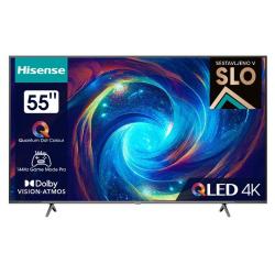 Televizor Hisense 55E7KQ Pro, 4K Ultra HD, QLED, Smart TV, diagonala 139 cm