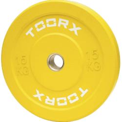 Bumper kolut Toorx olimpijski 15kg, fi-50mm, rumen
