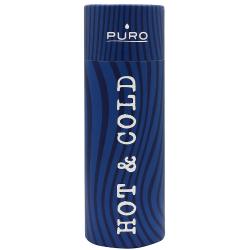 Steklenica Puro HOT&COLD termo, nerjaveče jeklo, 500 ml, Optic- Stripe /temno modra mat_2
