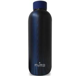 Steklenica Puro HOT&COLD termo, nerjaveče jeklo, 500 ml, Optic- Stripe /temno modra mat_1
