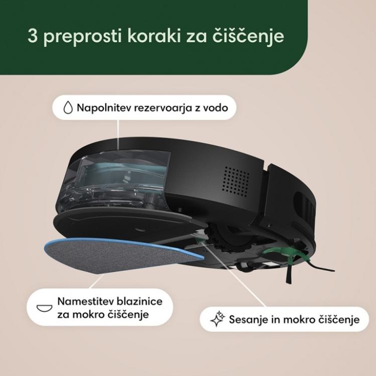 Robotski sesalnik Roomba Combo Essential 2, črn