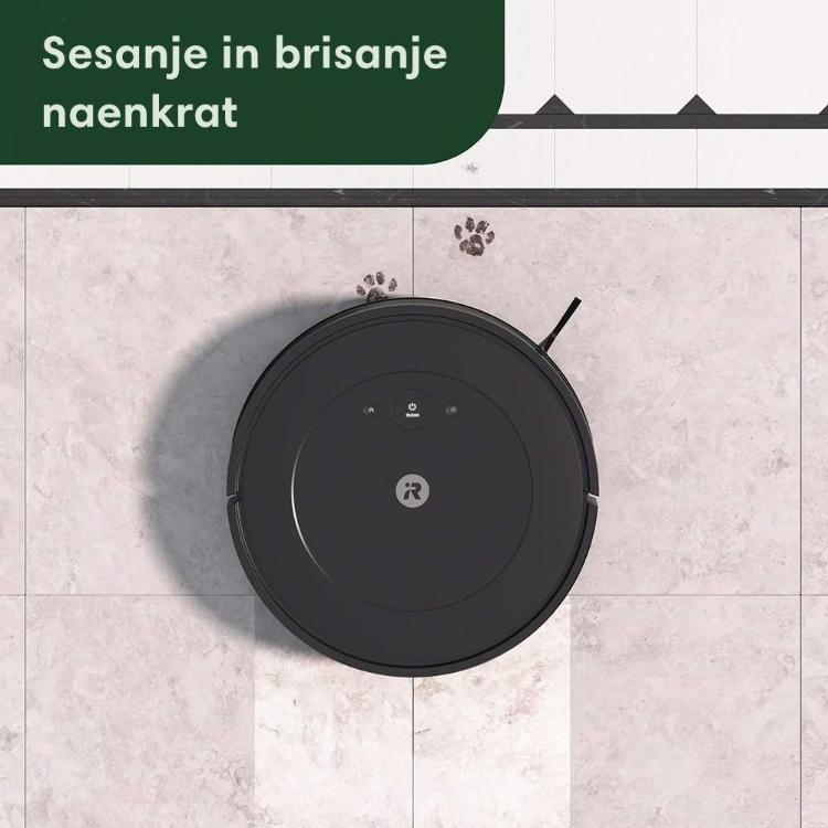 Robotski sesalnik Roomba Combo Essential 2, črn