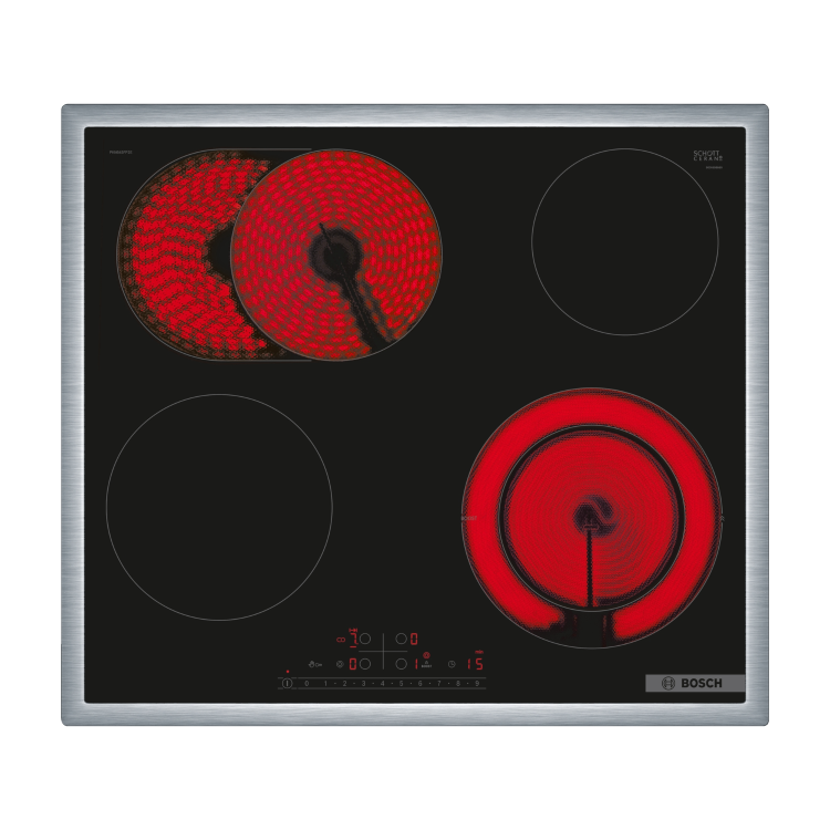 Steklokeramična kuhalna plošča Bosch PKN645FP2E, 60 CM