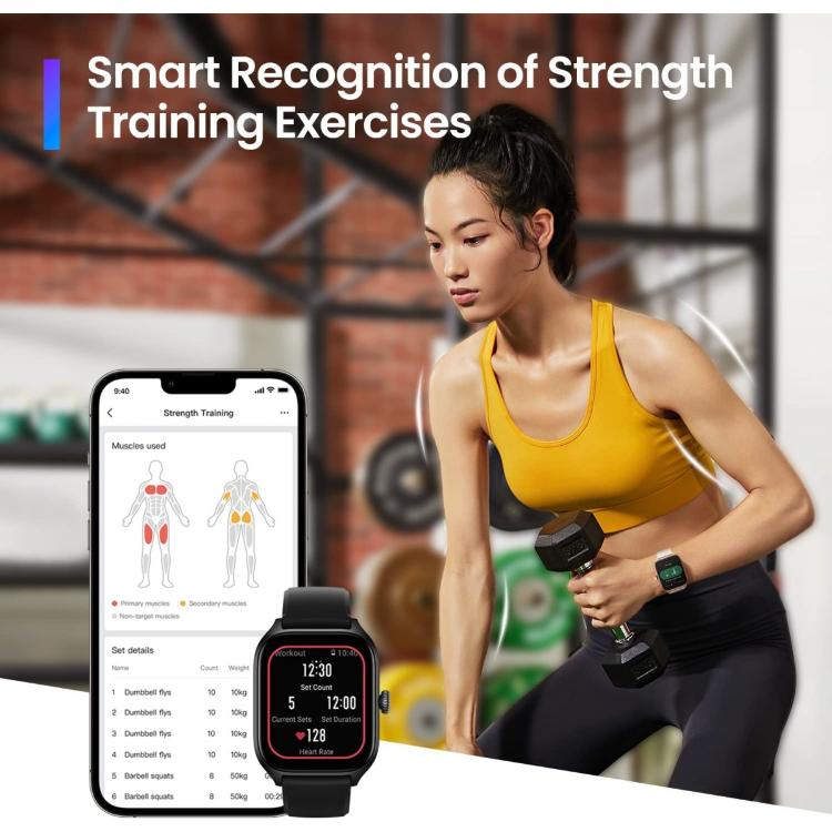Pametna ura Amazfit GTS4, črna
