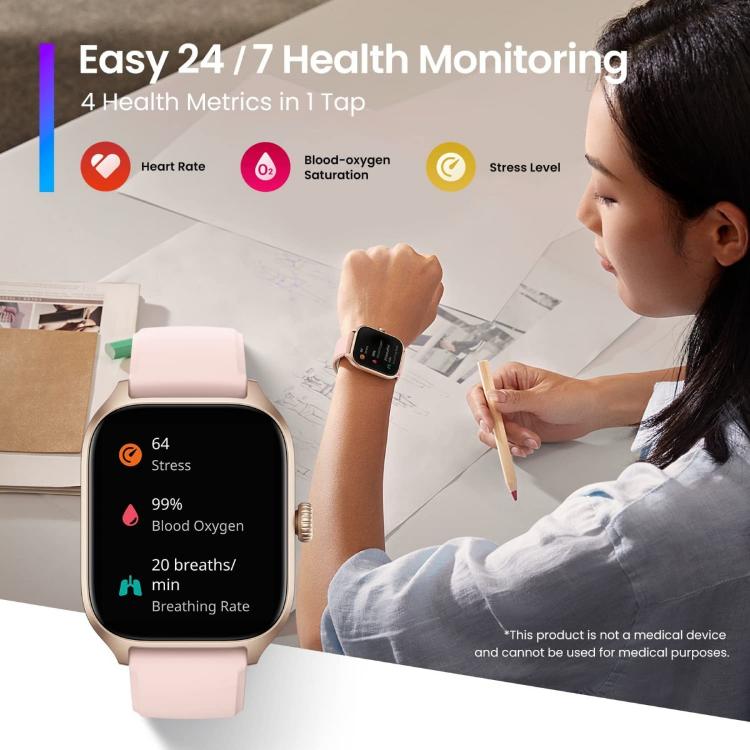Pametna ura Amazfit GTS4, črna