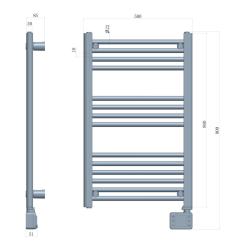 Kopalniški radiator lestev Adler AD7824 LED 600W