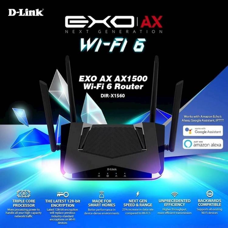 Brezžični AC router D-Link DIR-X1560 WiFi 6_1