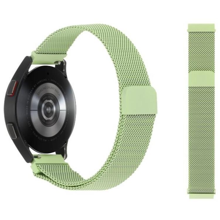 Kovinski magnetni pašček 22mm, svetlo zelen, za pametno uro