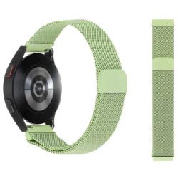 Kovinski magnetni pašček 22mm, svetlo zelen, za pametno uro