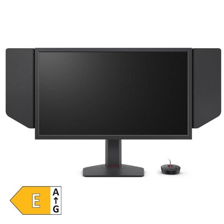 BenQ ZOWIE XL2566X+, 24,5" esports gaming monitor z zaščitnima S‑Switch zaslonkama, Fast TN panel, črn dizajn.