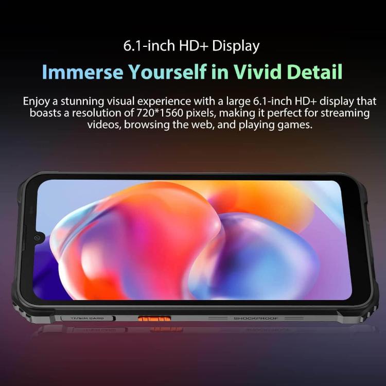 Pametni robustni telefon Blackview BV5300 PRO, 4/64 GB, črn