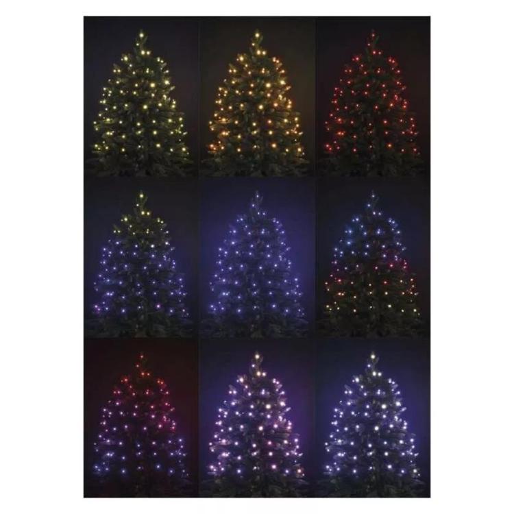 Božična veriga, 96 LED, 10 m, zunanja in notranja, RGB, upravljalnik, programi_2