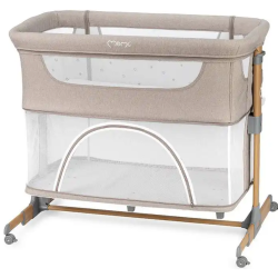 Pametna otroška postelja, stajica, nastavljiva višina + kot MoMi SMART BED 4v1, bež