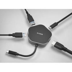 D-link 4-v-1 razdelilnik USB-C HDMI in napajanje-2