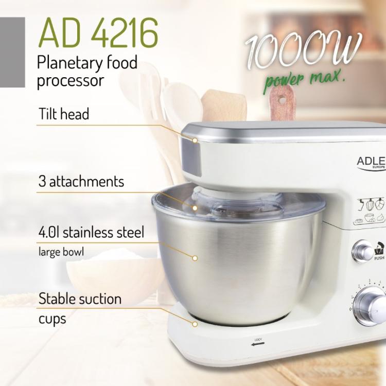 Kuhinjski robot Adler 5L AD4216, 1000 W